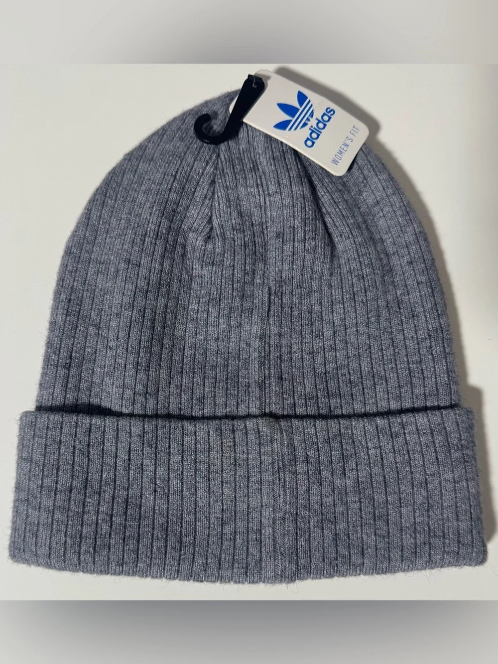 Adidas Beanie in Grey / White